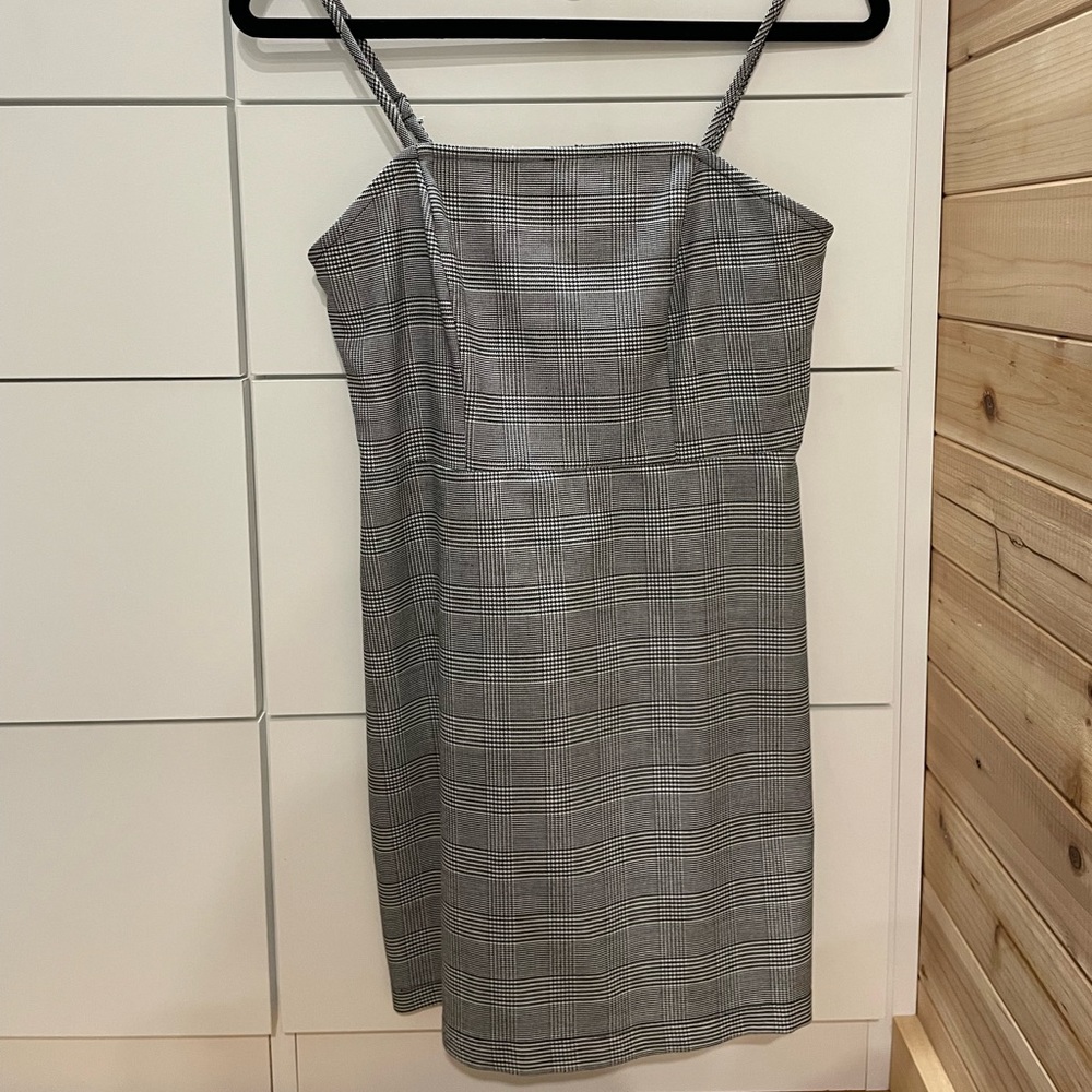 Forever 21 gingham plaid mini dress